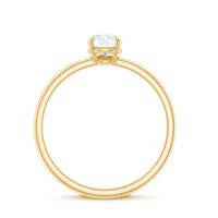 Round Shape Lab Grown Diamond Solitaire Ring
