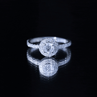 Minimal Engagement Ring with Lab Grown Diamond