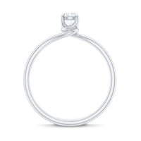 Solitaire Lab Grown Diamond Promise Ring
