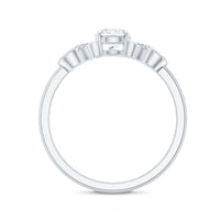 Lab Grown Diamond Criss Cross Promise Ring