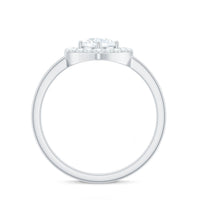 Minimal Heart Ring with Lab Grown Diamond