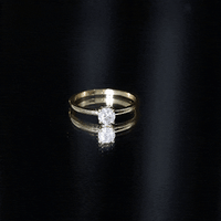 Brilliant Cut Lab Grown Diamond Solitaire Promise Ring