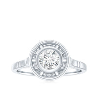 Vintage Inspired Lab Grown Diamond Solitaire Ring