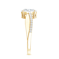 Classic Oval Shape Lab Grown Diamond Solitaire Engagement Ring