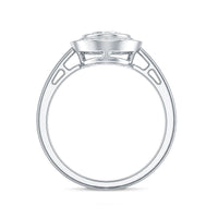 Classic Lab Grown Diamond Engagement Ring with Halo
