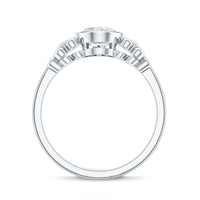 Classic Oval Lab Grown Diamond Solitaire Engagement Ring