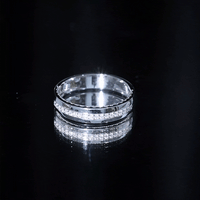 Moissanite Classic Wedding Band Ring For Men