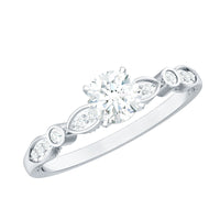 Cubic Zirconia Promise Engagement Ring