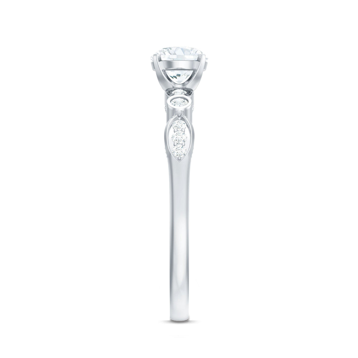 Cubic Zirconia Promise Engagement Ring