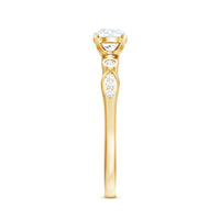 Cubic Zirconia Promise Engagement Ring