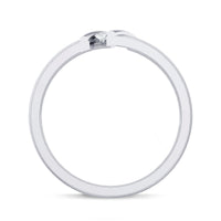 Real Diamond Three Stone Band Ring with Certificate