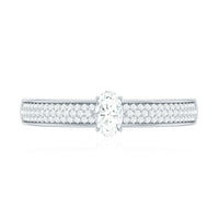 Oval Cut Diamond Classic Engagement Ring