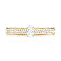 Oval Cut Diamond Classic Engagement Ring