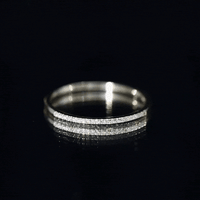 Certified Natural Diamond Stackable Wedding Ring