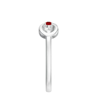 Lab Created Ruby Infinity Promise Ring