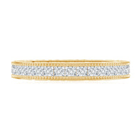 Certified Princess Cut Lab Grown Diamond Eternity Wedding Band