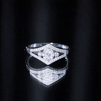 Round Diamond Vintage Ring in illusion Setting