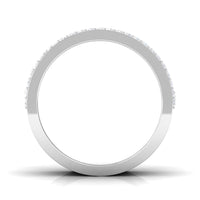 Designer Round and Baguette Cut Zircon Wedding Band
