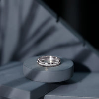 Brilliant Cut Moissanite Wedding Band