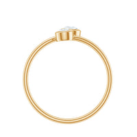 Bezel Set Diamond Toi Et Moi Ring for Promise