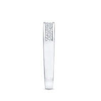 Channel Set Diamond Half Eternity Band Ring