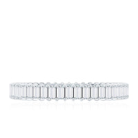 Baguette Cut Diamond Eternity Wedding Band Ring