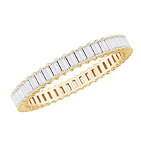 Baguette Cut Diamond Eternity Wedding Band Ring