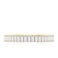 Baguette Cut Diamond Eternity Wedding Band Ring