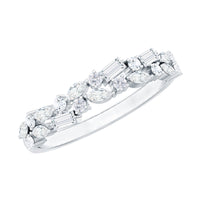 Real Diamond Half Eternity Band Ring