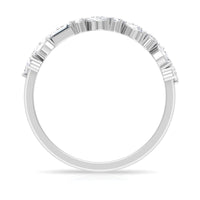 Real Diamond Half Eternity Band Ring