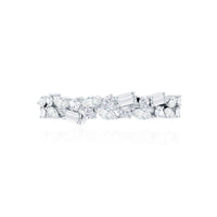Real Diamond Half Eternity Band Ring