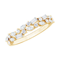 Real Diamond Half Eternity Band Ring
