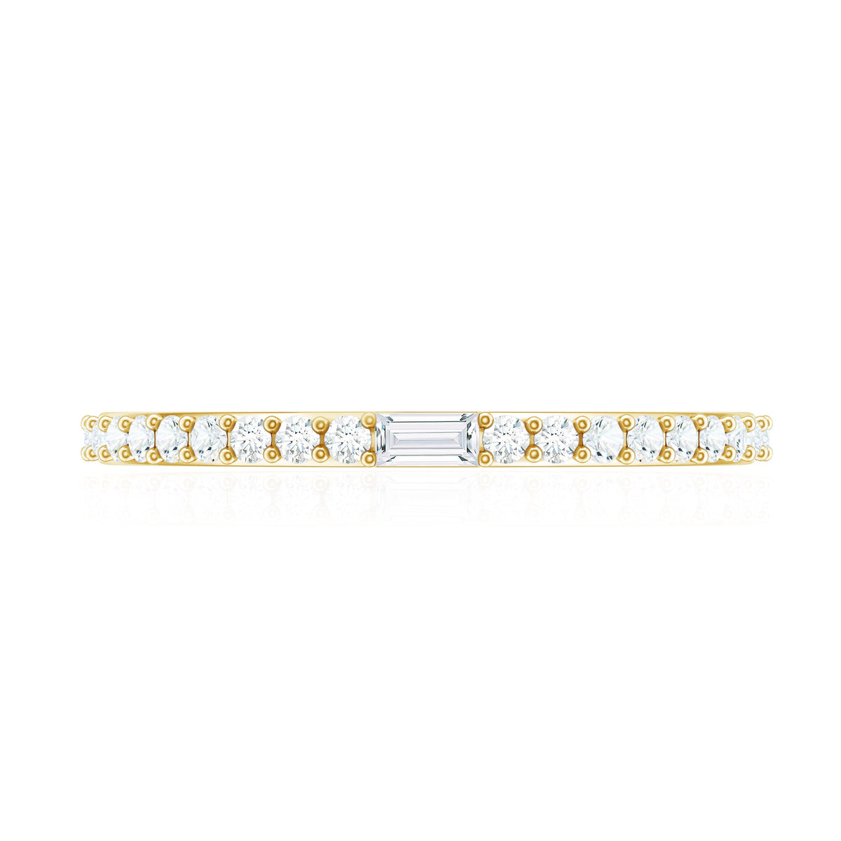 Real Diamond Half Eternity Ring
