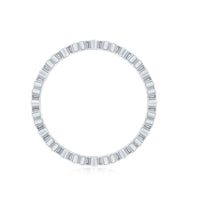 Certified Diamond Heart Eternity Band Ring
