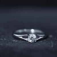 Certified Diamond Solitaire Ring in Claw Setting