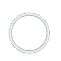Natural Diamond Wide Wedding Band for Women