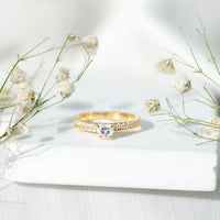 Heart Shape Moissanite Designer Engagement Ring for Women