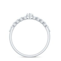 Certified Pear Cut Moissanite Solitaire Engagement Ring with Split Shank