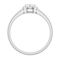 Natural 0.25 Carat Diamond Promise Ring with Certificate