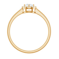 Natural 0.25 Carat Diamond Promise Ring with Certificate