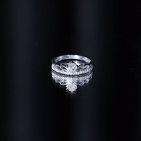 Certified Round Diamond Crown Ring