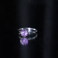 1.2 Carat Amethyst Solitaire Engagement Ring for Women