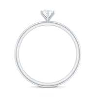 Solitaire Round Diamond Promise Ring