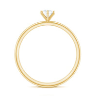 Solitaire Round Diamond Promise Ring