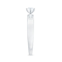 Natural Diamond Solitaire Engagement Ring for Women