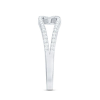 Certified Moissanite Infinity Promise Ring