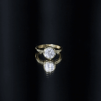 Bezel Set Moissanite Solitaire Ring For Engagement