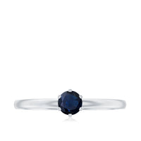 Genuine Blue Sapphire September Birthstone Ring for Women