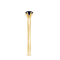Genuine Blue Sapphire September Birthstone Ring for Women