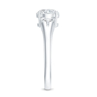 Certified 2 Carat Moissanite Promise Engagement Ring